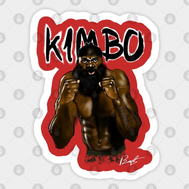 Kimbo Slice Sticker by Timzartwork